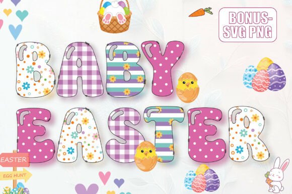 Baby Easter: A Playful Spring Font for Festive Designs