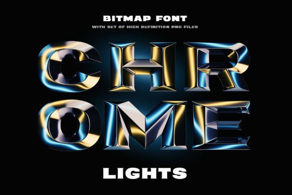 Chrome Lights: A Display Font That Captures Modern Shine