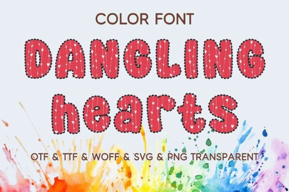 Dangling Hearts: A Font That Brings Playful Romance to Your Designs