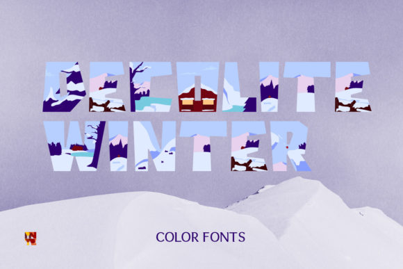 Decolite Winter: A Playful Color Font for Your Boldest Projects