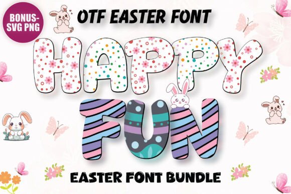Fancy Easter & Rainbow Bundle: A Design Asset for Spring
