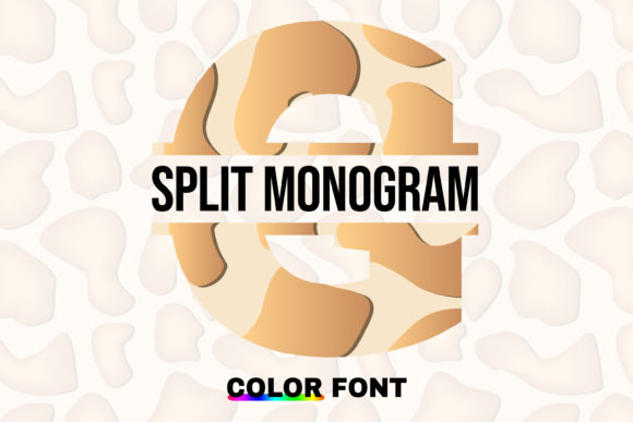 Giraffe Split: A Playful Color Font for Modern Creators