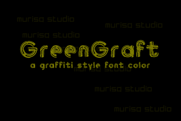 GreenGraft: A Creative Color Font for Modern Design