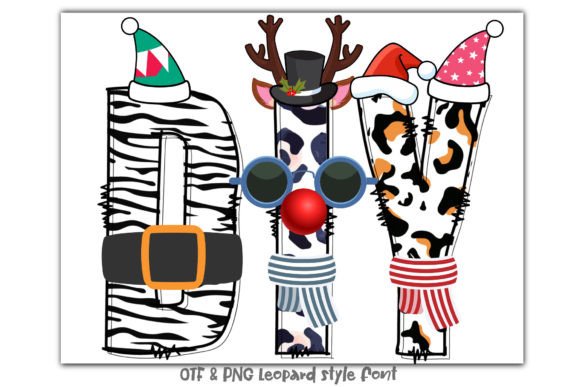 Happy Leopard: A Playful Font for Christmas and Beyond