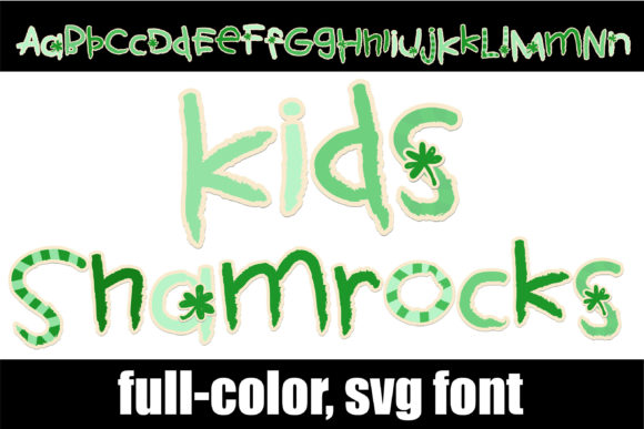 Kid's Shamrock: A Playful Display Font for Modern Branding