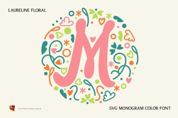 Laureline Floral Monogram: Crafting Unique, Charming Designs