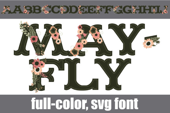 Mayfly: The Full-Color Font for Vibrant Spring Designs