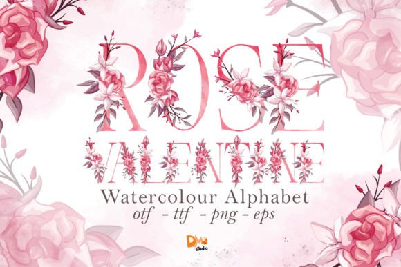 Rose Valentine: The Watercolour Typeface That Whispers Romance