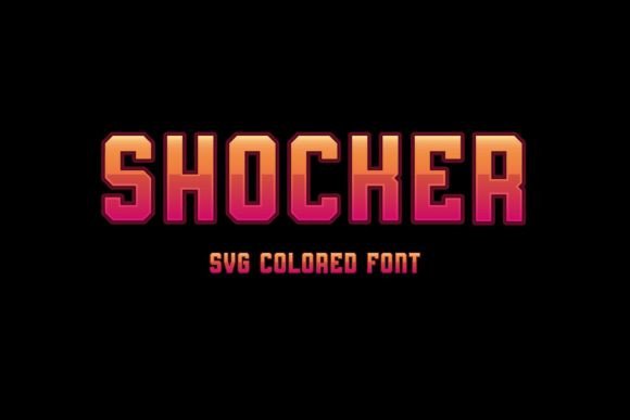 Shocker: The Vibrant Color Font for Modern Creators