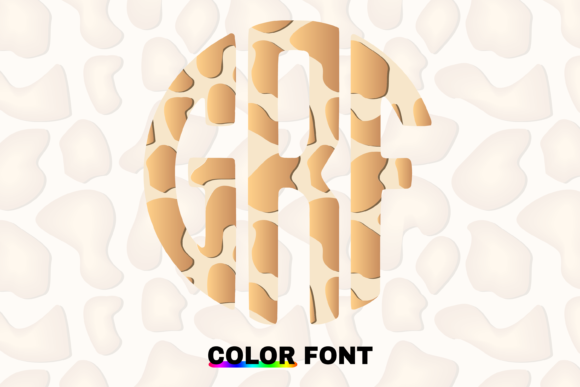 Unleashing Playful Charm with the Giraffe Circle Typeface
